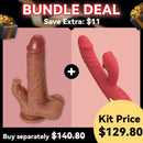 Lurevibe - Reed 9 Vibrating Tongue Licking 3 Thrusting & Swing Heating 8.67 Inch Realistic Dildo - Lurevibe