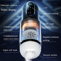 Lurevibe Male Masturbator Adult Toy for Men with Thrusting & Vibration - Lurevibe