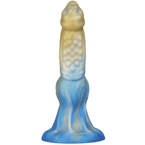 Alien Dildo Mixed Color Liquid Silicone Allovers Dildo Sex Toys - Lurevibe