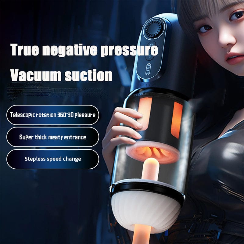 Lurevibe Male Masturbator Adult Toy for Men with Thrusting & Vibration - Lurevibe