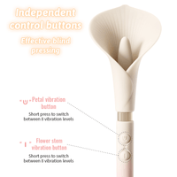 Calla Dual-Head Clit Licking & G-Spot Wand Vibrator