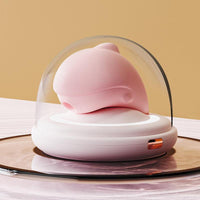 Dolphin Heating Sucking Vibrator With Sterilization Shell - Lurevibe