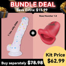 Rose Muncher 10 Biting & 10 Vibrating Modes Stimulate Nipple Clitoral Women Vibrator - Lurevibe