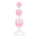 Aurora Flower Petal Graduated Anal Bead Plug with Oval Anchor Base - Lurevibe