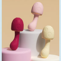 Mushroom - shaped Sonic Sucking Heating Clitoral G-spot Vibrator - Lurevibe