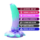 AIMITEX Rose Silicone Dildo Anal Plug Alien Cute Penis - Lurevibe