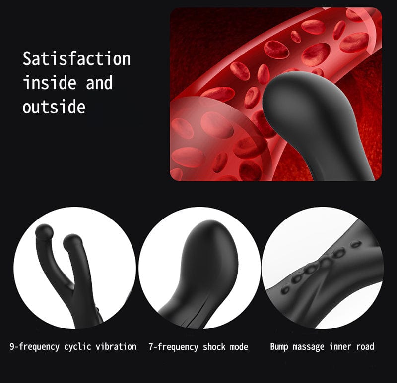 Massager Rotating Anal Vibrator Male Masturbator Butt Plug Vibrators - Lurevibe