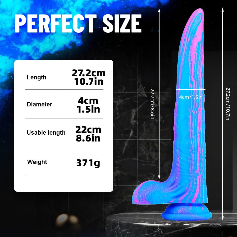 Deer Whip Colorful Big Sm Dildo With Suction Cup - Lurevibe