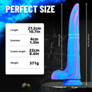 Deer Whip Colorful Big Sm Dildo With Suction Cup - Lurevibe
