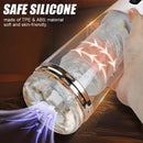 Lurevibe - 10-Frequency Rotating 10-Frequency Retractable Male Masturbator - Lurevibe