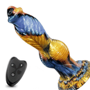 Lurevibe Phoenix Animal Texture 7 Thrusting Vibrating Big Sucker Monster Dildo 10.23 Inch - Lurevibe