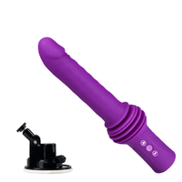 Powerful 145° Adjustable Base Heating Thrusting Vibrating Dildo Machine 11.81 Inch - Lurevibe