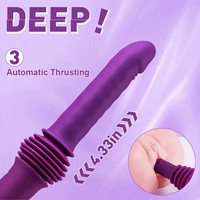 Powerful 145° Adjustable Base Heating Thrusting Vibrating Dildo Machine 11.81 Inch - Lurevibe