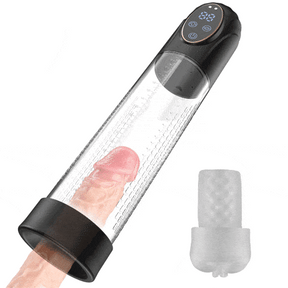 Mergano - Full Waterproof 6 Modes Erection Enlargement and Masturbation 3 and 1 Penis Pump - Lurevibe