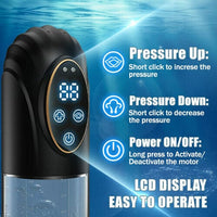 Mergano - Full Waterproof 6 Modes Erection Enlargement and Masturbation 3 and 1 Penis Pump - Lurevibe