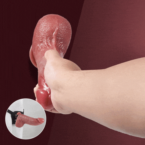 Derek Curved Glans Free Lubricant P and G Spot Stimulation Realistic Anal Dildo Thrusting Heating Vibrating - Lurevibe