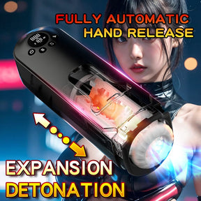 Cockpit Stroker Thursting & Vibrating Masturbation Cup - Lurevibe
