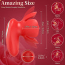 Rose kneader 10 Vibration & Pinching Breast Stimulator with Petal Kneading - Lurevibe