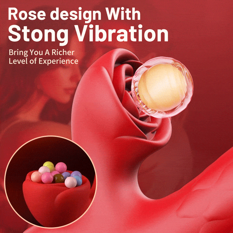 Rose 7 Thrusting Wiggling Clit Stimulator G-spot Vibrator - Lurevibe