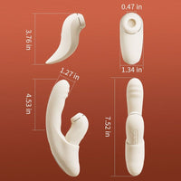 SVAKOM 4 In 1 Thrusting Sucking Heating G-spot Vibrators - Lurevibe
