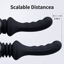 Dark Knight - 13.39In Powerful Vibrating Auto Thrusting Dildo Machine - Lurevibe