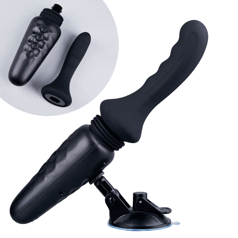 Dark Knight - 13.39In Powerful Vibrating Auto Thrusting Dildo Machine - Lurevibe