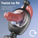 Darth Vader Wearable 9 Thrusting Vibration Male Masturbator With Remote - Lurevibe