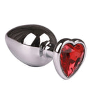 【Free Gift】Aluminum Alloy Heart Anal Plug - Lurevibe