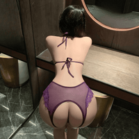 Sheer Lace Open-crotch Bodysuit - Lurevibe