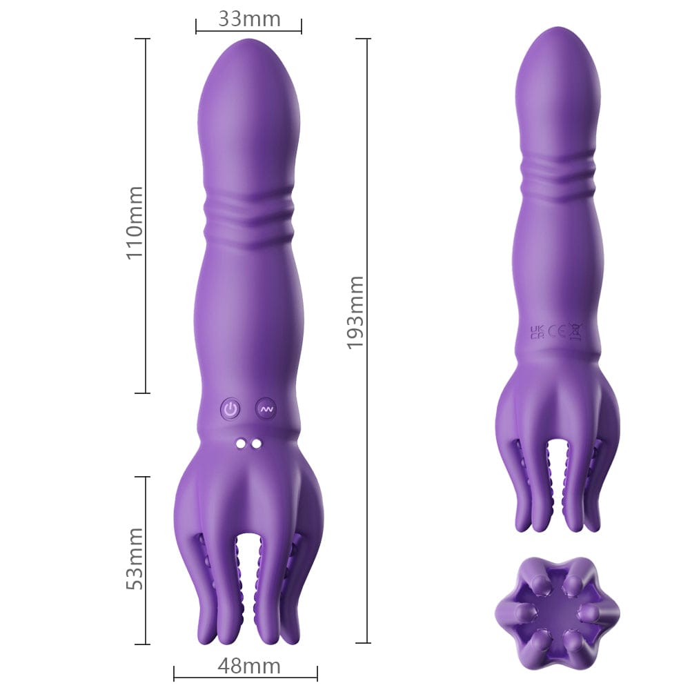 Male Masturbator Penis Vibrator Sex Toy 10 Vibration 3 Thrusting Modes 360°Training Wrapped - Lurevibe