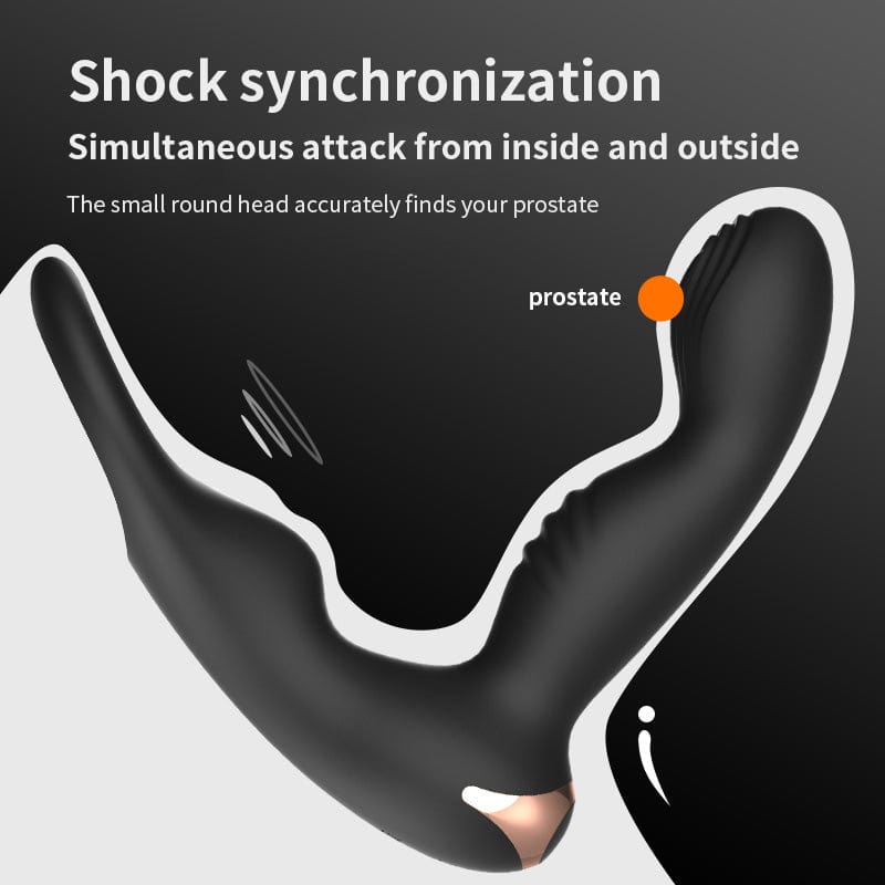Anal Plug Pull Prostate Massager Wireless Remote Control Double Shock Sex Masturbator Adult Products - Lurevibe