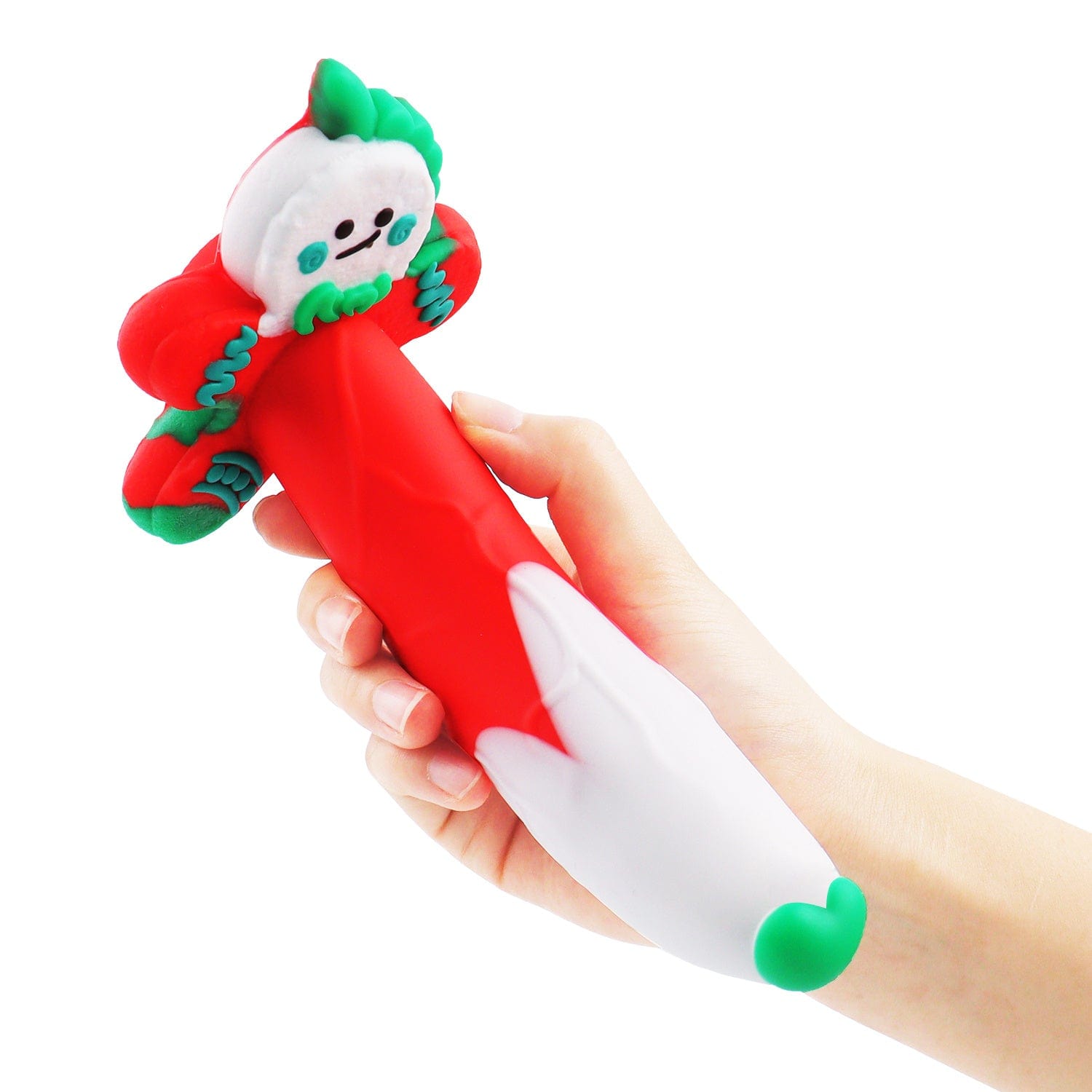 AIMITEX Gingerbread Man Dildo Suction Cup Manual Masturbator - Lurevibe