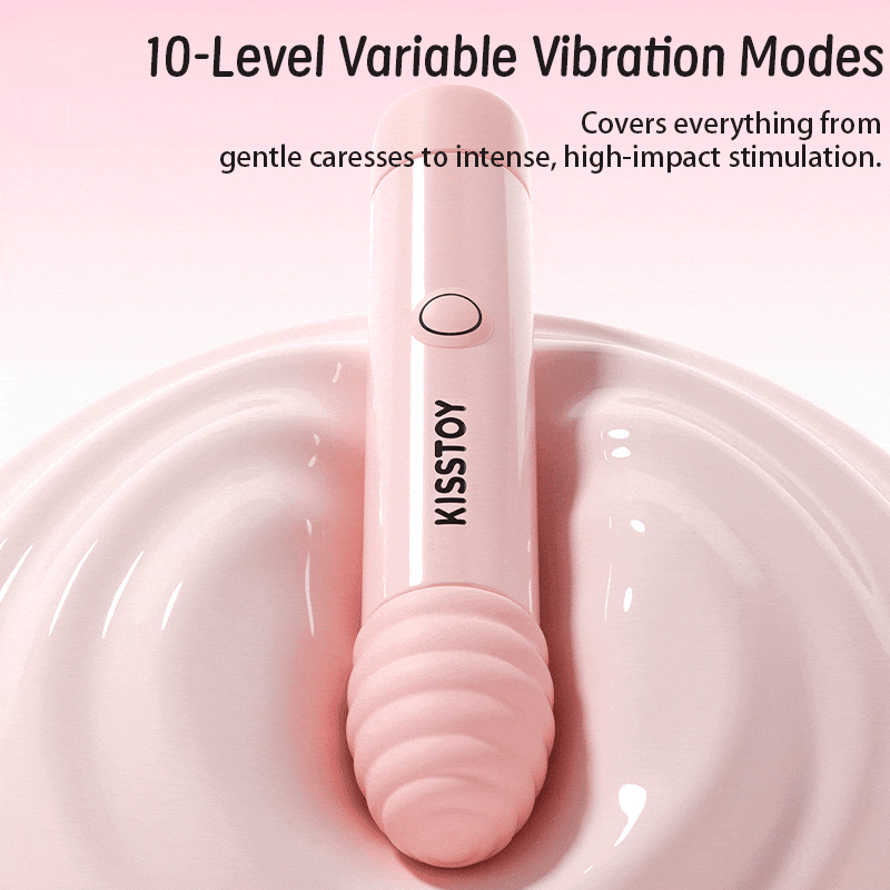 KISSTOY Honey Stick Dual-End Suction & Vibration Mini Wand