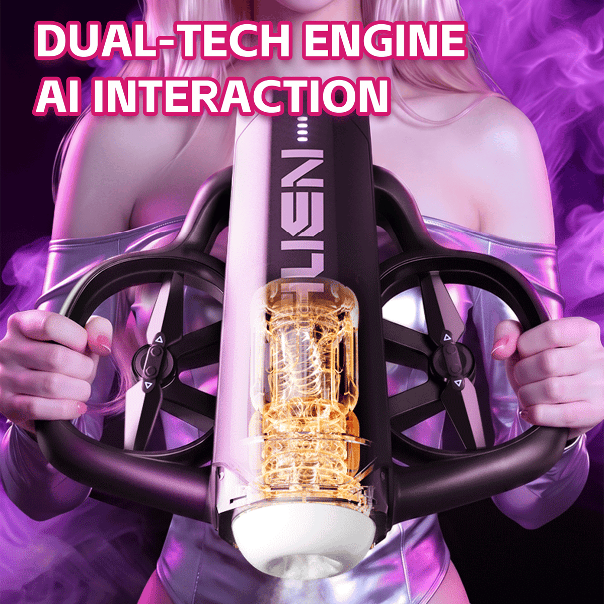 SVAKOM Unmanned Maiden AI Interactive Automatic Telescopic Masturbator