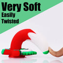 AIMITEX Gingerbread Man Dildo Suction Cup Manual Masturbator - Lurevibe