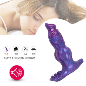 Remote Control Vibrating Dildo Clit Stimulate Anal Plug - Lurevibe