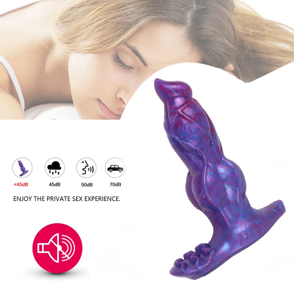 Remote Control Vibrating Dildo Clit Stimulate Anal Plug - Lurevibe