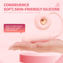 Donut 9 Frequency Vibrating Stretchable Heated Female Vibrator - Lurevibe