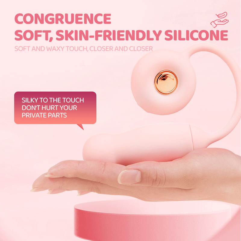 Donut 9 Frequency Vibrating Stretchable Heated Female Vibrator - Lurevibe