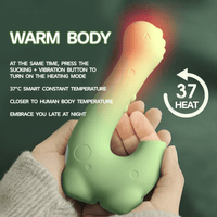 Little Dinosaur Sucking Heating Vibrator - Lurevibe