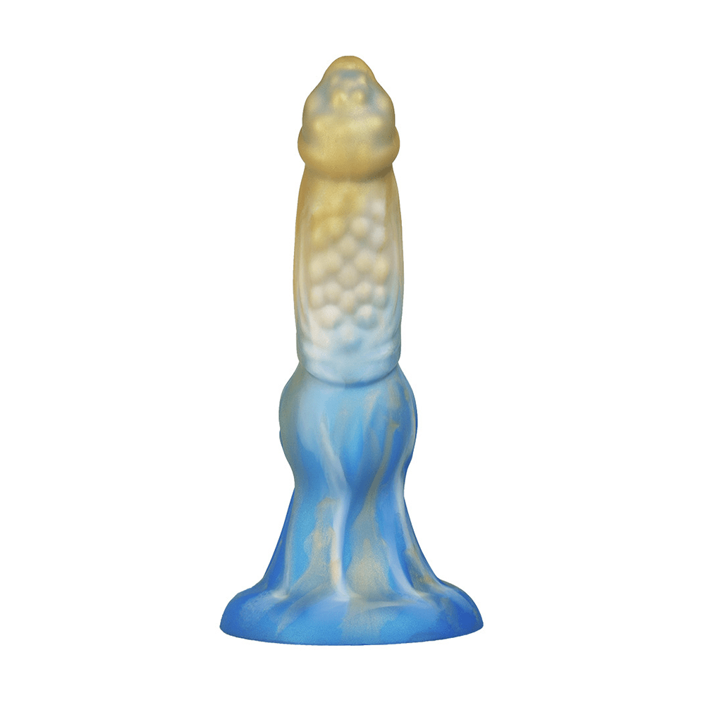 Alien Dildo Mixed Color Liquid Silicone Allovers Dildo Sex Toys - Lurevibe