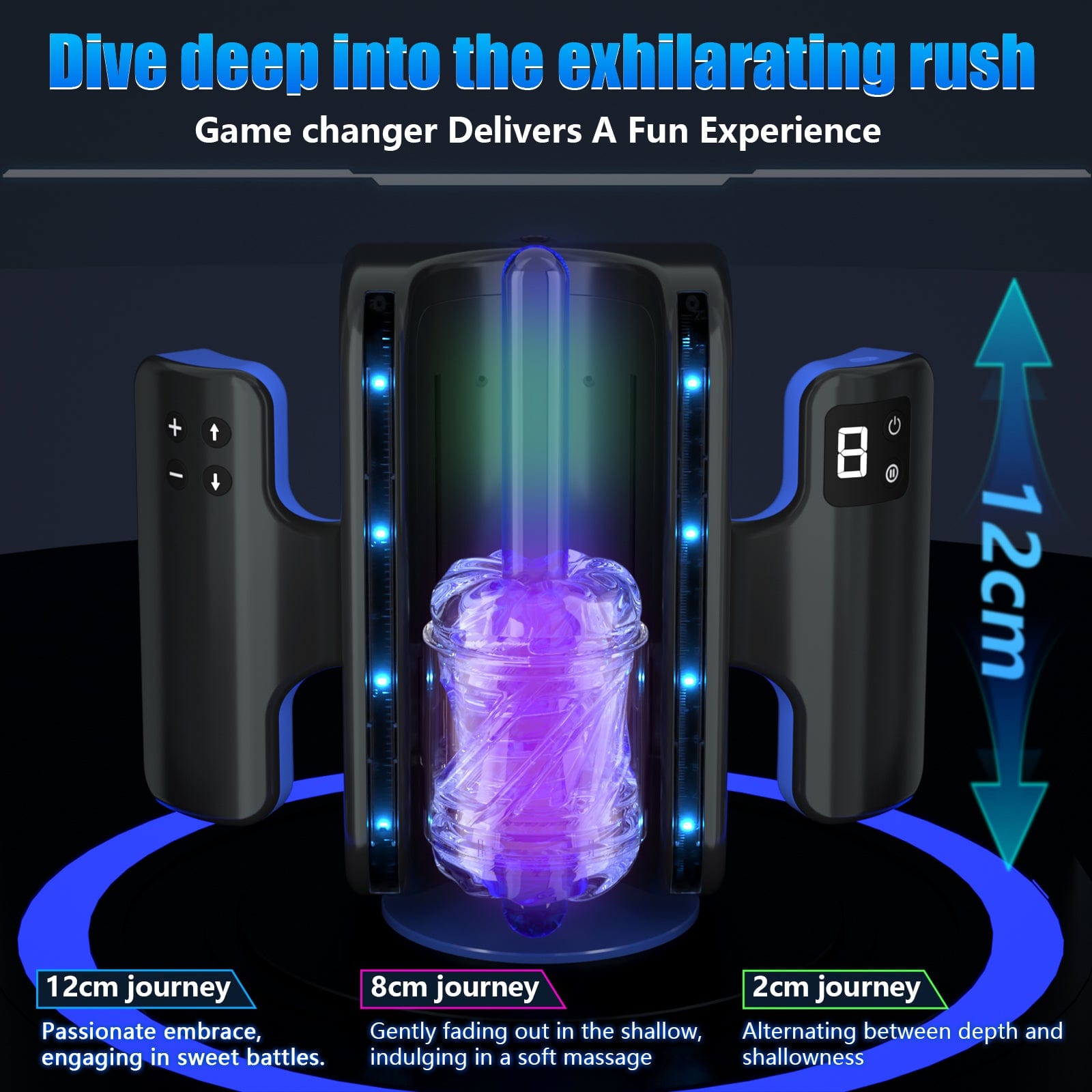 Cannon King Scaled-down Version Thrusting Masturbation Cup - Lurevibe