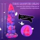 Fantasy Monster Dildo Vibrator Thrusting Dildo Anal Beads Vibrator - Lurevibe