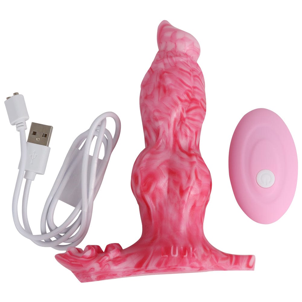 Remote Control Vibrating Dildo Clit Stimulate Anal Plug - Lurevibe