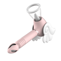 Magic Wand 4 in 1 Vacuum Suction Thrusting Clitoral G-spot Vibrator