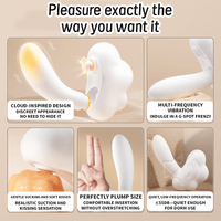 Cloud 2-in-1 Detachable Clitoral Suction & G-Spot Thrusting Vibrator