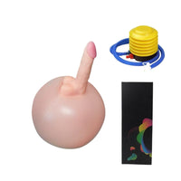 Bouncy Inflatable Sex Ball with Remote Control Vibrating Realistic Dildo - Lurevibe