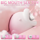 Big Mouth Fish Clitoral Clamping, Rotation & Vibrating Stimulator