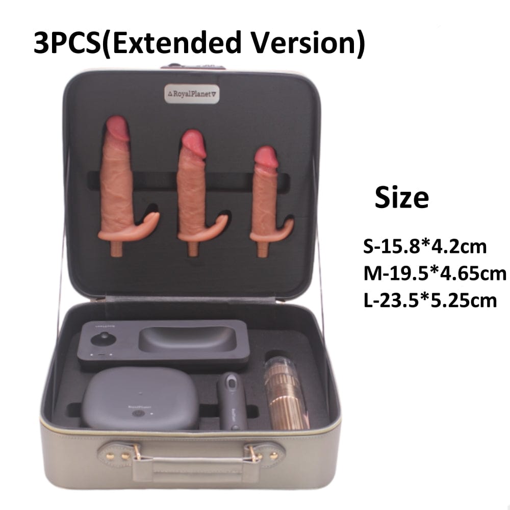 Auto Thrusting Vibration dildo Sex Machine Set With Storage Box