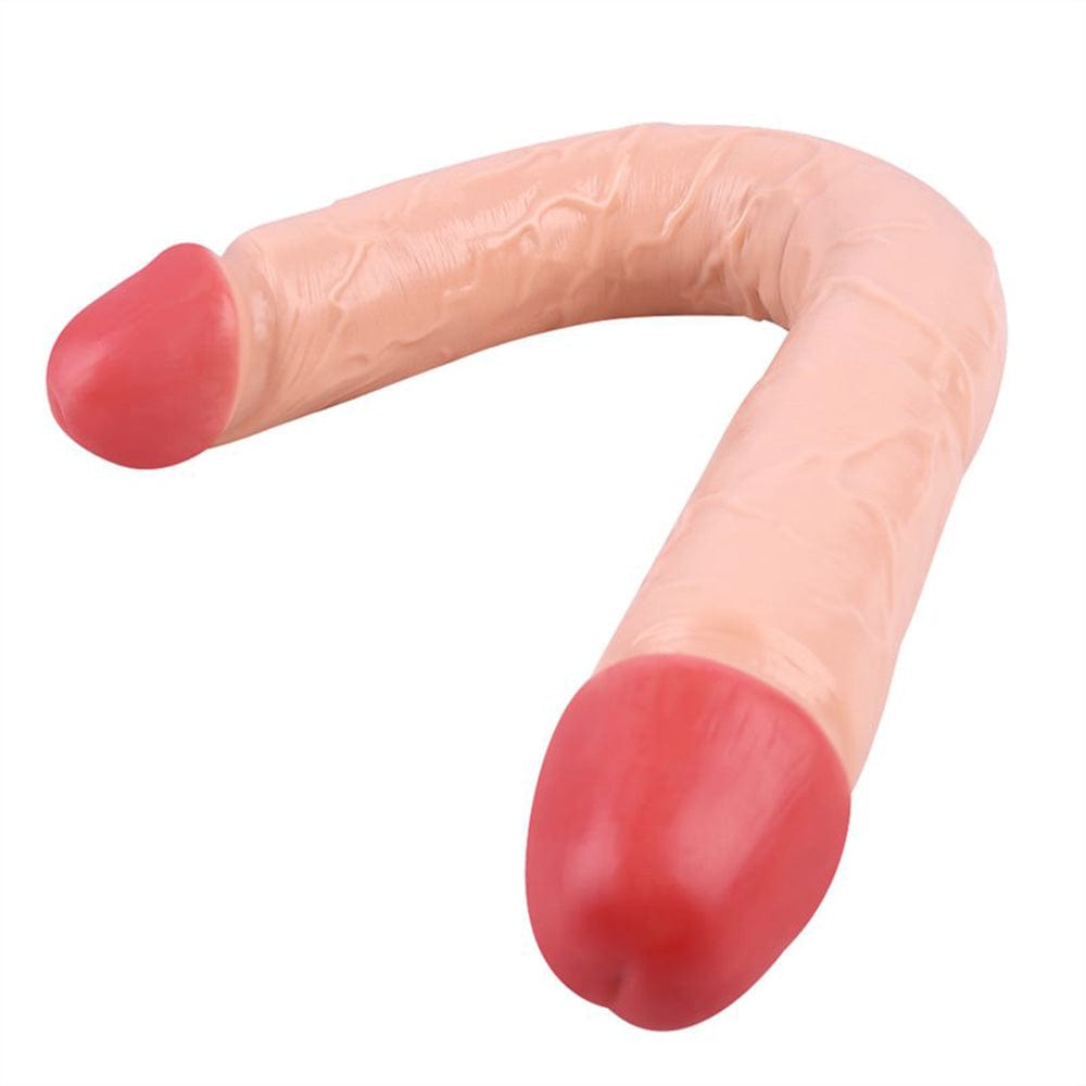 Double-Ended Soft Silicone Simulated Anus Masturbation Dildo - Lurevibe
